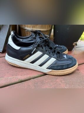 Retro Adidas Samba Black Mens 5 Women 6